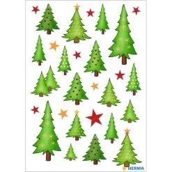 Bandai Sticker Magic Pine Trees. Silk