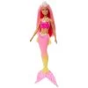 Barbie Pink Hair Siren With White Crown Doll