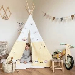 Savanah Tipi Tent 17 Savanah Tipi Tent -Children's Shop beeloom savanah tipi tent 5