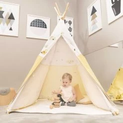 Savanah Tipi Tent 18 Savanah Tipi Tent -Children's Shop beeloom savanah tipi tent 6