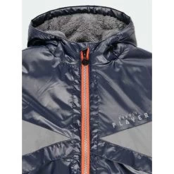 BOBOLI Technical Fabric With Stripes Coat 14 BOBOLI Technical Fabric With Stripes Coat -Children's Shop boboli technical fabric with stripes coat 5