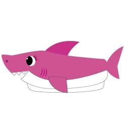 3D Baby Shark Slippers