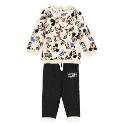 Cotton Brushed Mickey Baby Track Suit