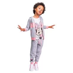 Cotton Brushed Minnie Track Suit 3 Pieces