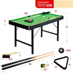 Billiard With Folding Metal Base -Children's Shop color baby billiard with folding metal base 4