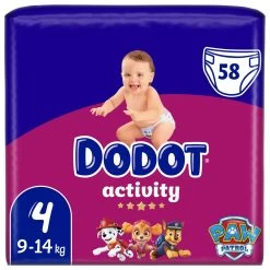 Activity Size 4 58 Units Diapers -Children's Shop dodot activity size 4 58 units diapers 9