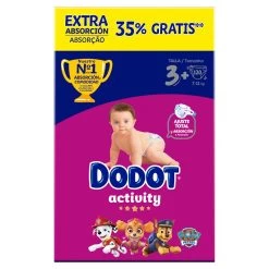 Box Diapers Activity Extra Size 3 120 Units -Children's Shop dodot box diapers activity extra size 3 120 units 2