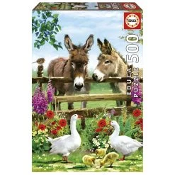 500 Pieces Donkeys Puzzle