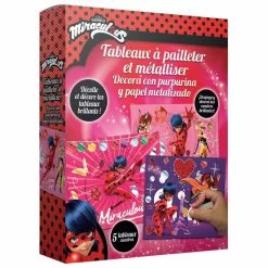 Decorate With Glitter And Metallic Paper Miraculous Ladybug