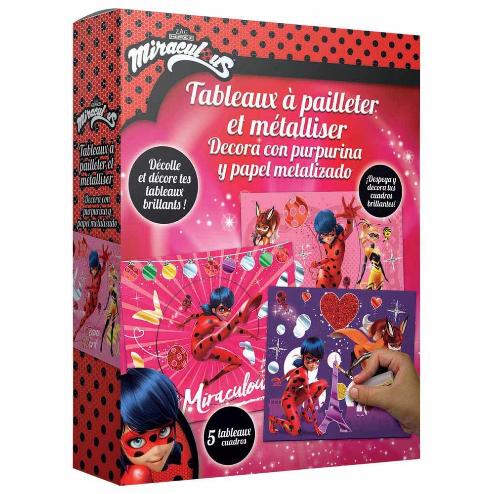 Decorate With Glitter And Metallic Paper Miraculous Ladybug 3 Decorate With Glitter And Metallic Paper Miraculous Ladybug