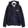 Gant D1 Medium Archive Shield Full Zip Sweatshirt -Children's Shop gant d1 medium archive shield full zip sweatshirt