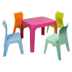Jan Frog 1 Table And 4 Chairs Set