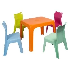 Jan Frog 3 Table And 4 Chairs Set