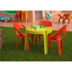 Rita 2 Table And 4 Chairs Set -Children's Shop garbar rita 2 table and 4 chairs set 3