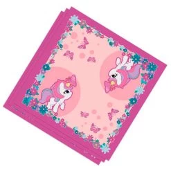 Genérico Pack 20 Sirveletas Snicorno 33x33 Cm