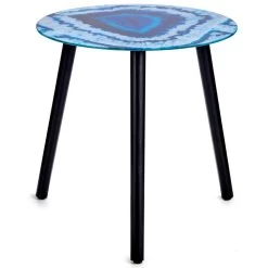 Crystal Table Mármol 42X40