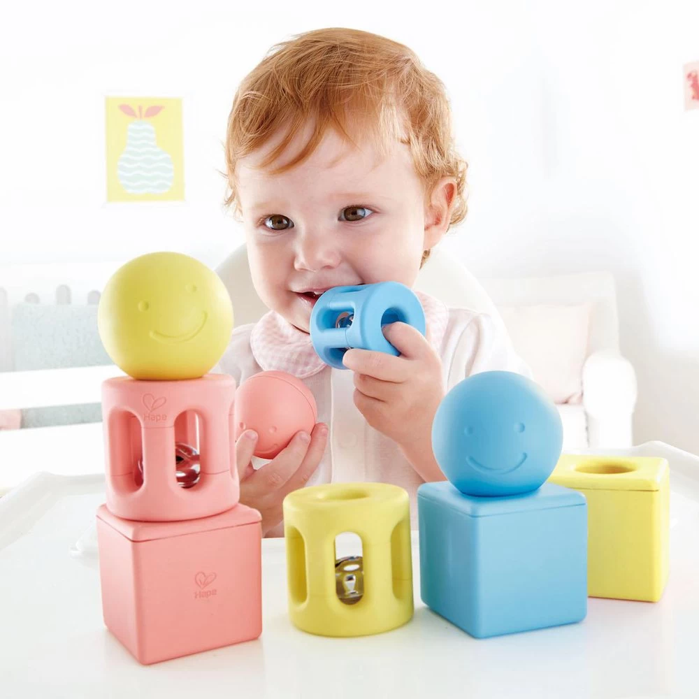 Hape Geometric Trio Rattle 5 Hape Geometric Trio Rattle - Image 3