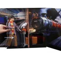 Harry Potter On Platform 9 3/4 Articulated Doll Toy With Hedwig And Luggage Cart With Accessories And Stickers -Children's Shop harry potter on platform 9 3 4 articulated doll toy with hedwig and luggage cart with accessories and stickers 3