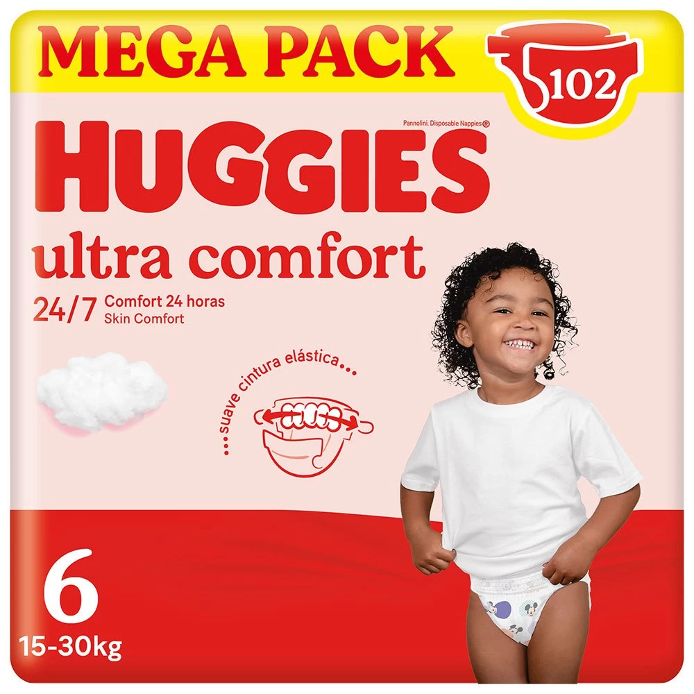 HUGGIES Ultra Comfort Diapers Size 6 102 Units 3 HUGGIES Ultra Comfort Diapers Size 6 102 Units