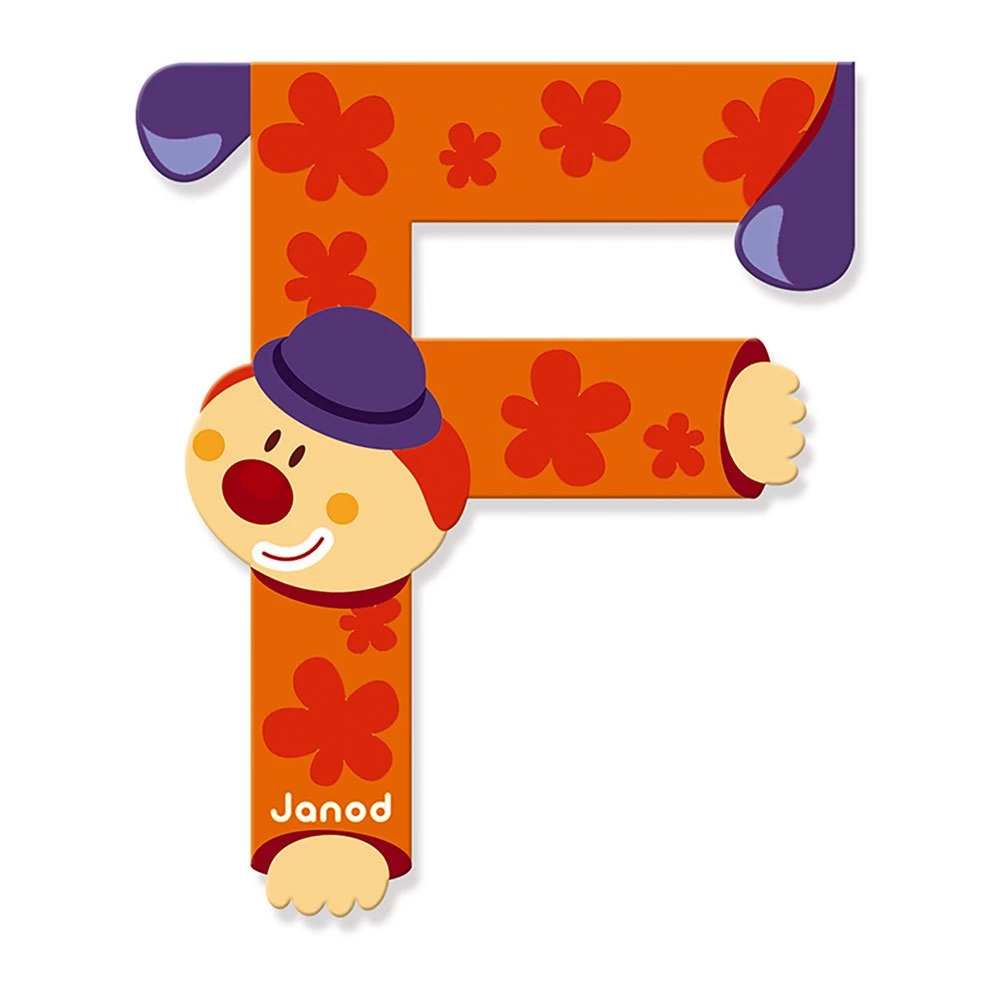 Janod Clown Letter F 3 Janod Clown Letter F