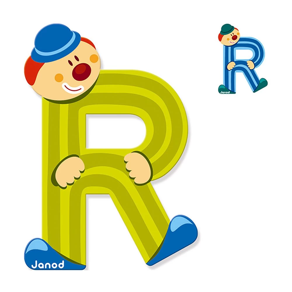Janod Clown Letter R 4 Janod Clown Letter R - Image 2