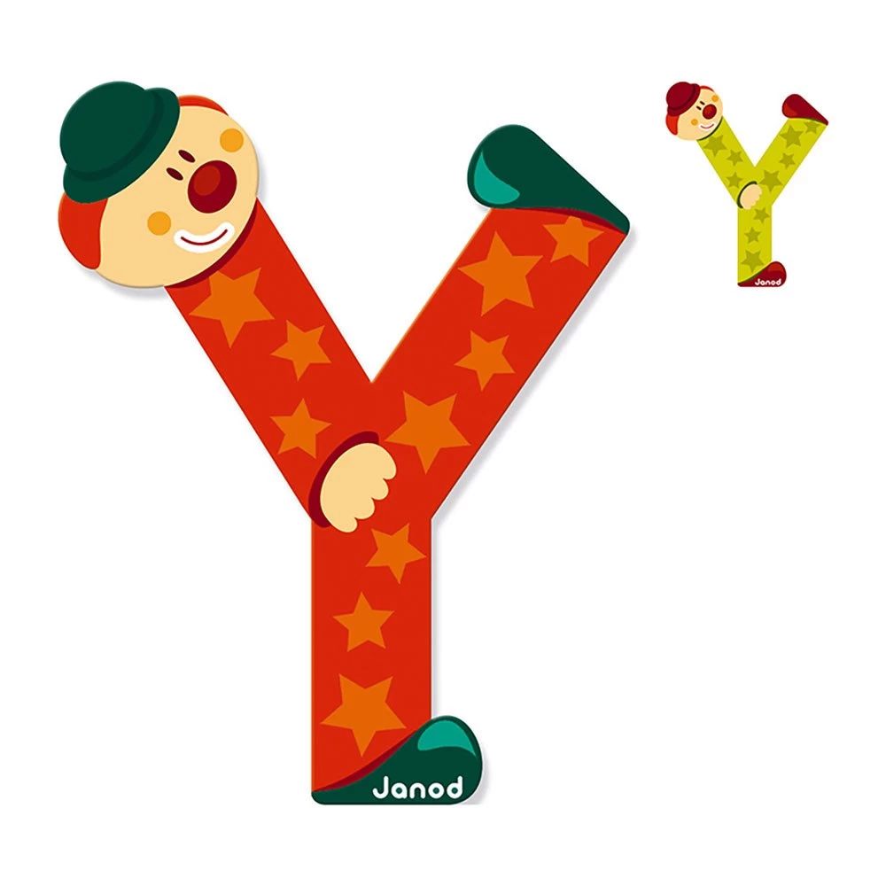 Janod Clown Letter Y 4 Janod Clown Letter Y - Image 2
