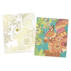 Janod Gold Paintings Watercolor Painting Jardin -Children's Shop janod gold paintings watercolor painting jardin 3