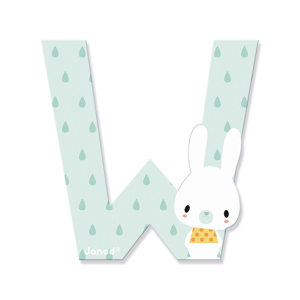 Janod Letter W Pure 3 Janod Letter W Pure