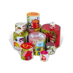 Janod Magic Tree Round Stacking Pyramid -Children's Shop janod magic tree round stacking pyramid 4