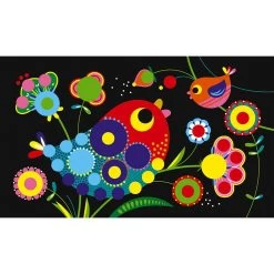 Janod Round Stickers Spring -Children's Shop janod round stickers spring 5