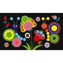 Janod Round Stickers Spring -Children's Shop janod round stickers spring 6