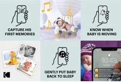 Kodak Cherish C525P Smart Video Baby Monitor -Children's Shop kodak cherish c525p smart video baby monitor 3