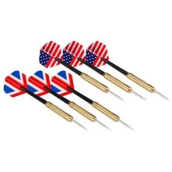 KRF Flock Dartboard With 6 Darts 45 Cm -Children's Shop krf flock dartboard with 6 darts 45 cm 3