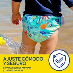 HLS Reusable Swim Diaper Size 5-6 Under The Sea -Children's Shop little swimmers hls reusable swim diaper size 5 6 under the sea 3