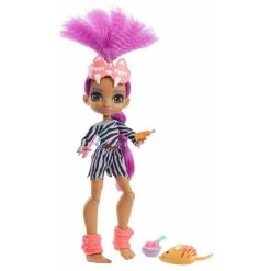 Mattel Games Rock N Wild Sleepover Roaralai Doll -Children's Shop mattel games rock n wild sleepover roaralai doll 3