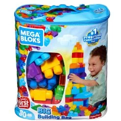 Mega Bloks First Bulders Big Building Bag 80 Pieces