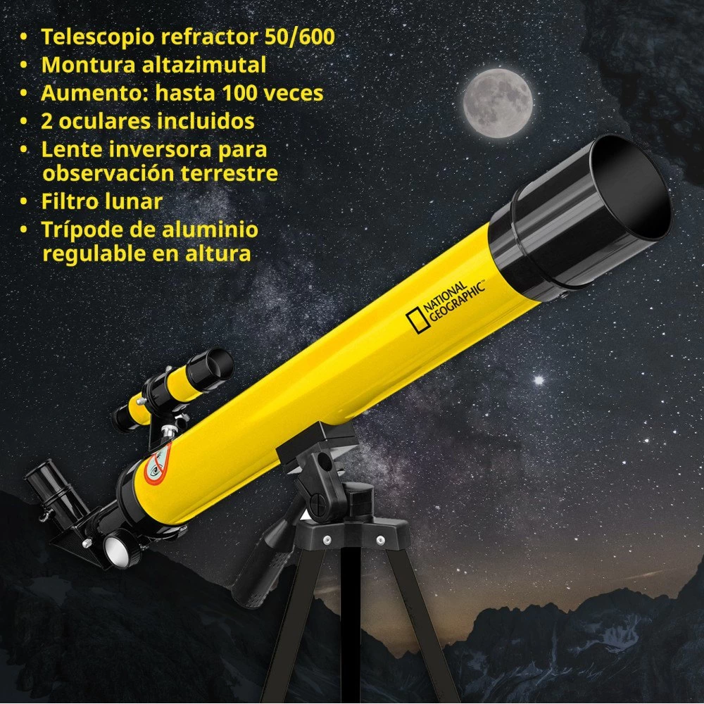 National Geographic Telescope Refractor 50/600 4 National Geographic Telescope Refractor 50/600 - Image 2