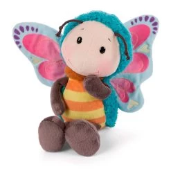 Nici Butterfly 25 Cm Blue Teddy