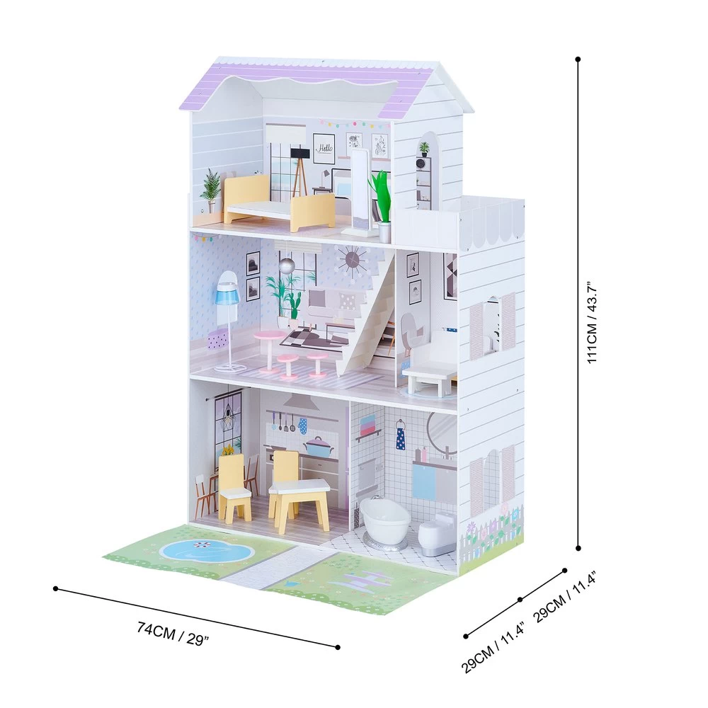 TD-12383E Large Doll House 6 TD-12383E Large Doll House - Image 4