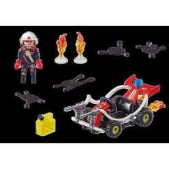 Playmobil 70554 Stunt Show Fire Quad -Children's Shop playmobil 70554 stunt show fire quad 1
