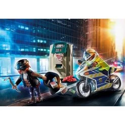 Playmobil 70572 Police Motorcycle Pursuit Of Thief -Children's Shop playmobil 70572 police motorcycle pursuit of thief 2