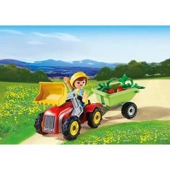 Playmobil Child With A Tractor -Children's Shop playmobil child with a tractor 1