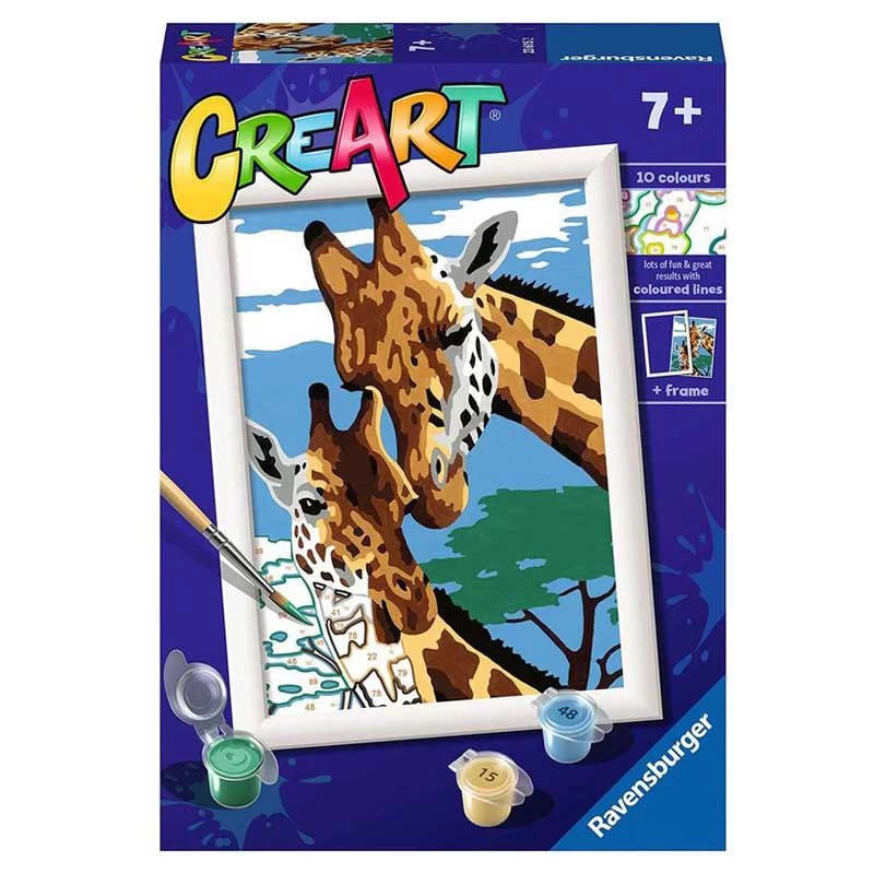 Ravensburger Creart Serie E Classic Jirafa Painting Game 3 Ravensburger Creart Serie E Classic Jirafa Painting Game