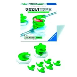 Ravensburger Interactive Ball Track System GraviTrax Extension Spiral -Children's Shop ravensburger interactive ball track system gravitrax extension spiral 2