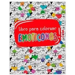 Book Coloring Emoticones 64 Pages 21X28