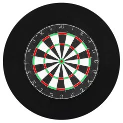 VIDAXL Professional Sisal Dartboard With 6 Darts Surround -Children's Shop vidaxl professional sisal dartboard with 6 darts surround 3