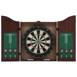 VIDAXL Professional Sisal Dartboard With Cabinet 6 Darts