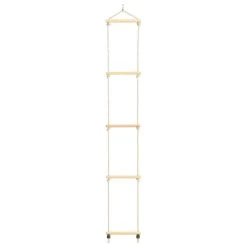 VIDAXL Rope Ladder Solid Wood 30X168Cm -Children's Shop vidaxl rope ladder solid wood 30x168cm 1