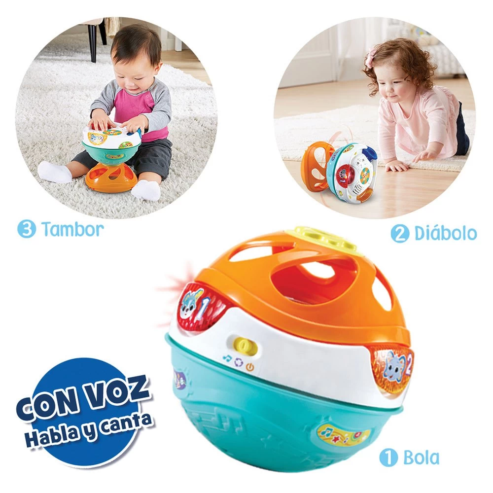 VTech Wheel The Baby Ball Transformable 3 Into 1 4 VTech Wheel The Baby Ball Transformable 3 Into 1 - Image 2