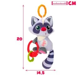 Winfun Raccoon Rattle Plush -Children's Shop winfun raccoon rattle plush 5